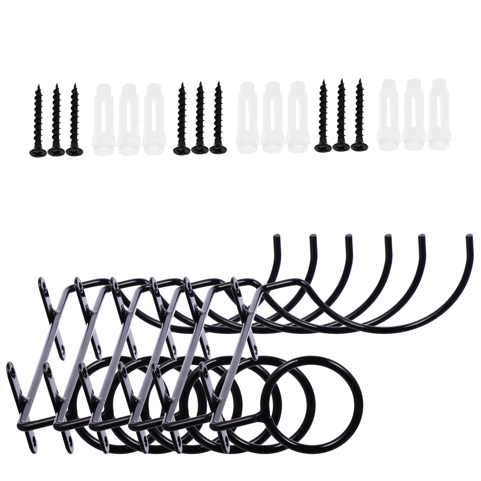 Набор из 6 настенных железных  – обзор и цена Wine Rack Wall Mount