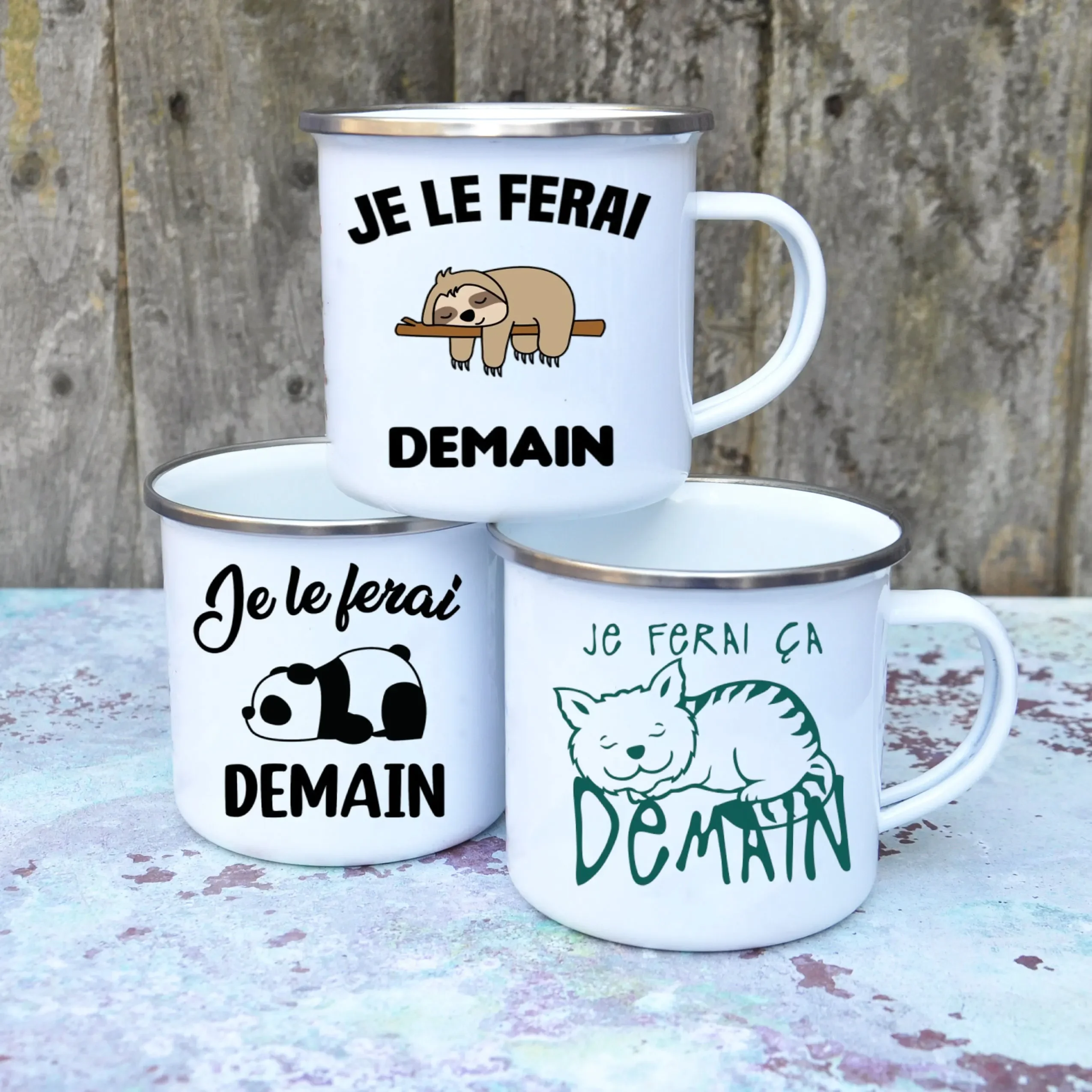 Cute Enamel Coffee Mug French  – обзор и цена Wine Beer Festival