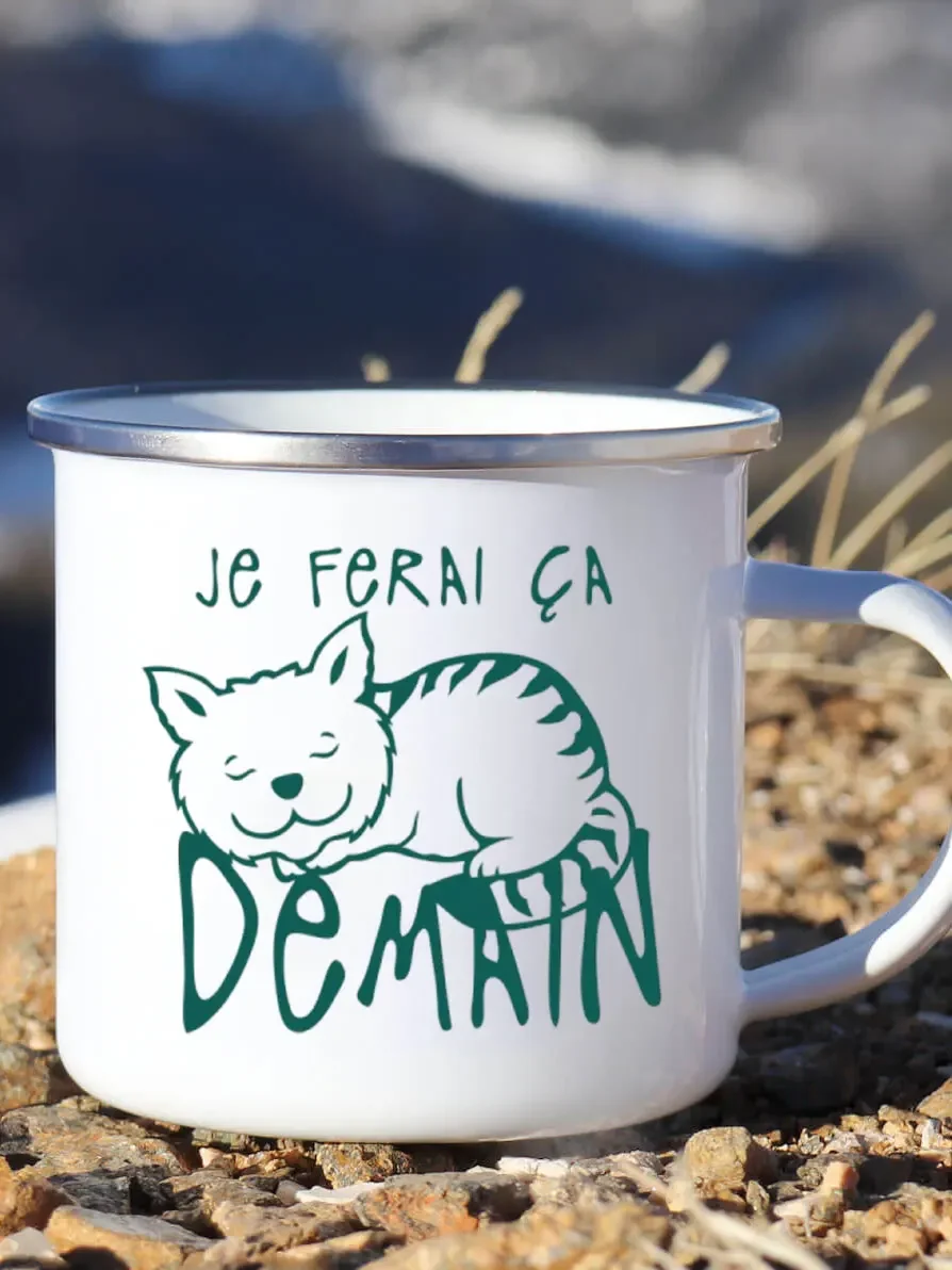 Cute Enamel Coffee Mug French  – обзор и цена Wine Beer Festival