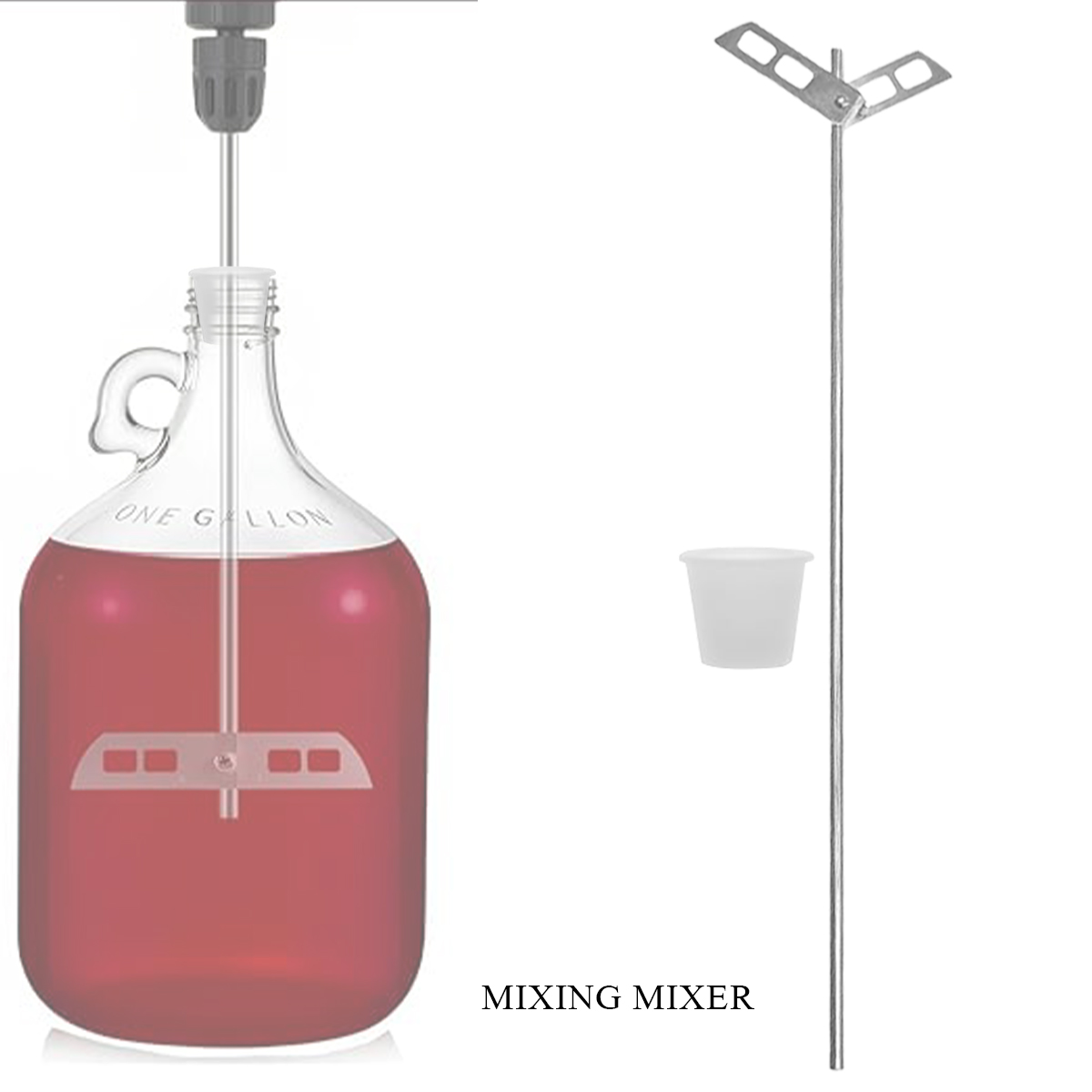 Лопатка для мешалки для дегаза – обзор и цена Wine Mix With Beer
