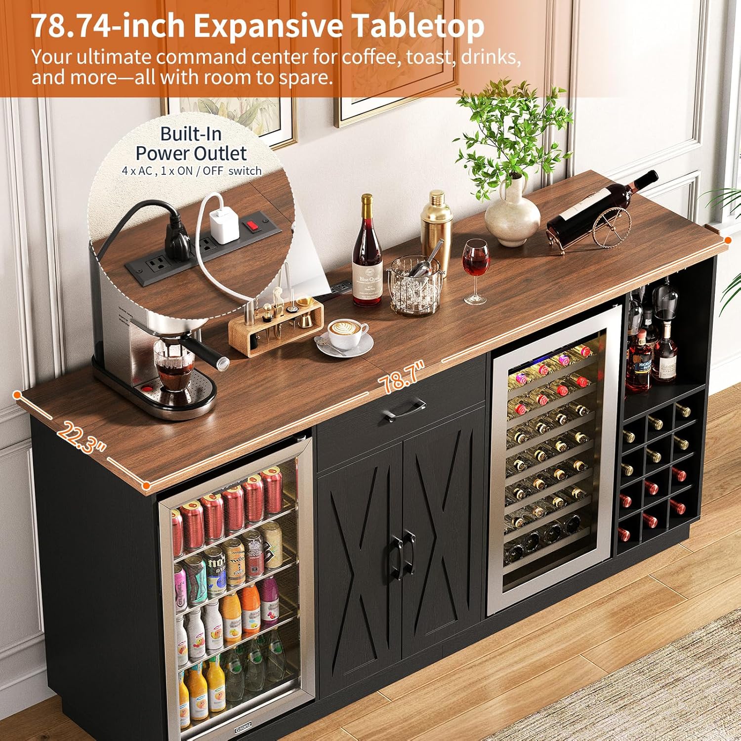 Большой кофейный барный шкаф 7 – обзор и цена Wine Beer Cooler
