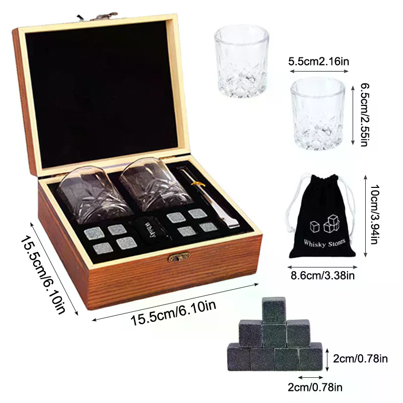 Подарок на День отца для мужчи – обзор и цена Whiskey Stone Set