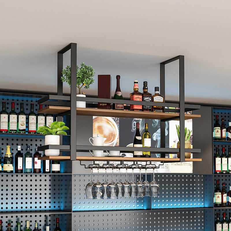 Простая металлическая вешалка  – обзор и цена Wine Rack Wall Mount