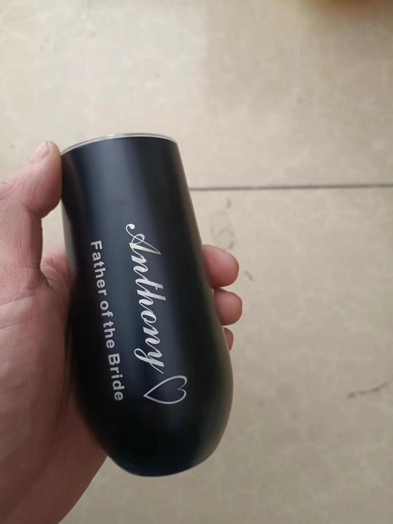 Термос-стакан для вина, шампан – обзор и цена Wine Beer Logo