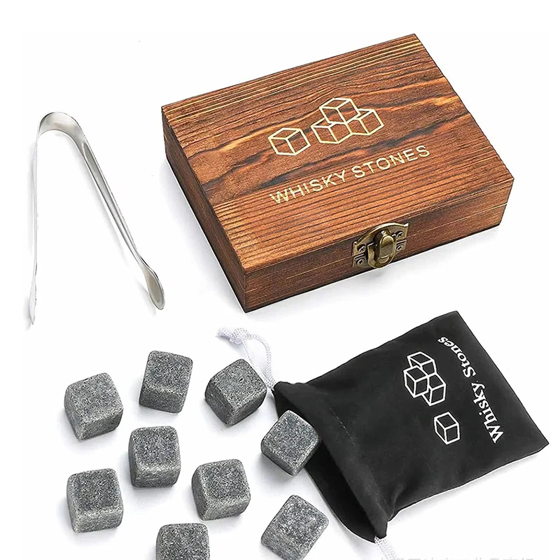 Набор камней для виски, 9 шт., – обзор и цена Whiskey Stone Set