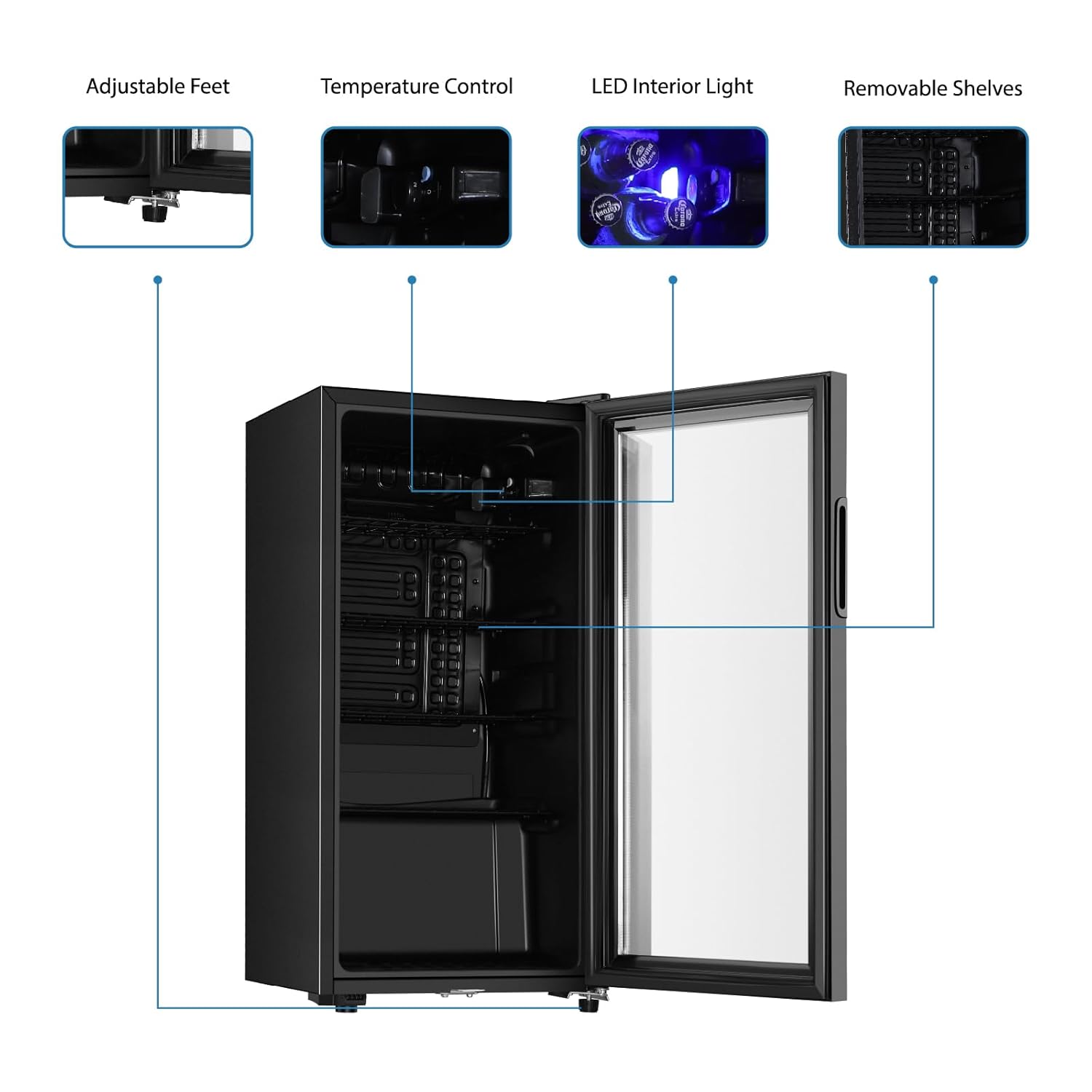 Холодильник для напитков, мини – обзор и цена Wine Beer Cooler