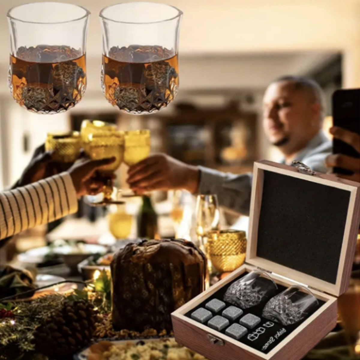 Рождественский подарок на день – обзор и цена Whiskey Stone Set