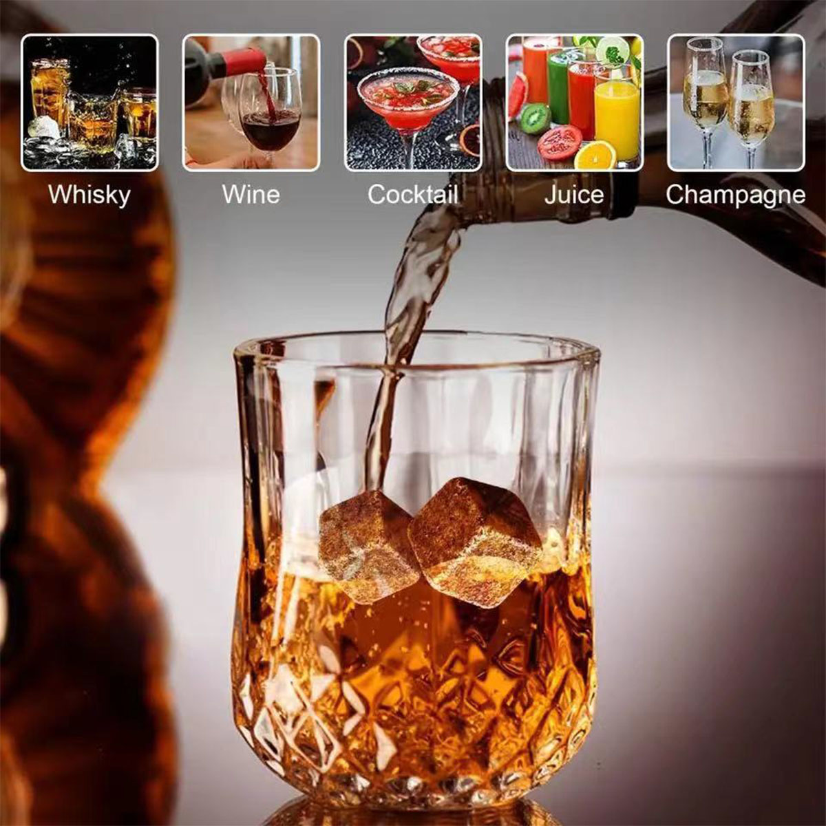 Рождественский подарок на день – обзор и цена Whiskey Stone Set