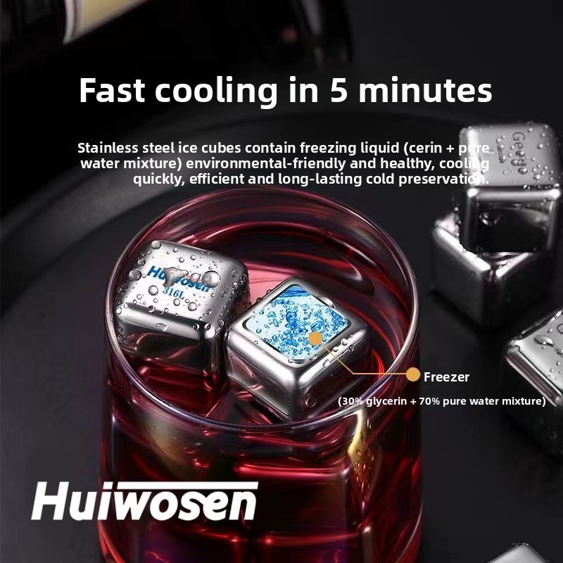 Кубики льда из нержавеющей ста – обзор и цена Wine Beer Cooler