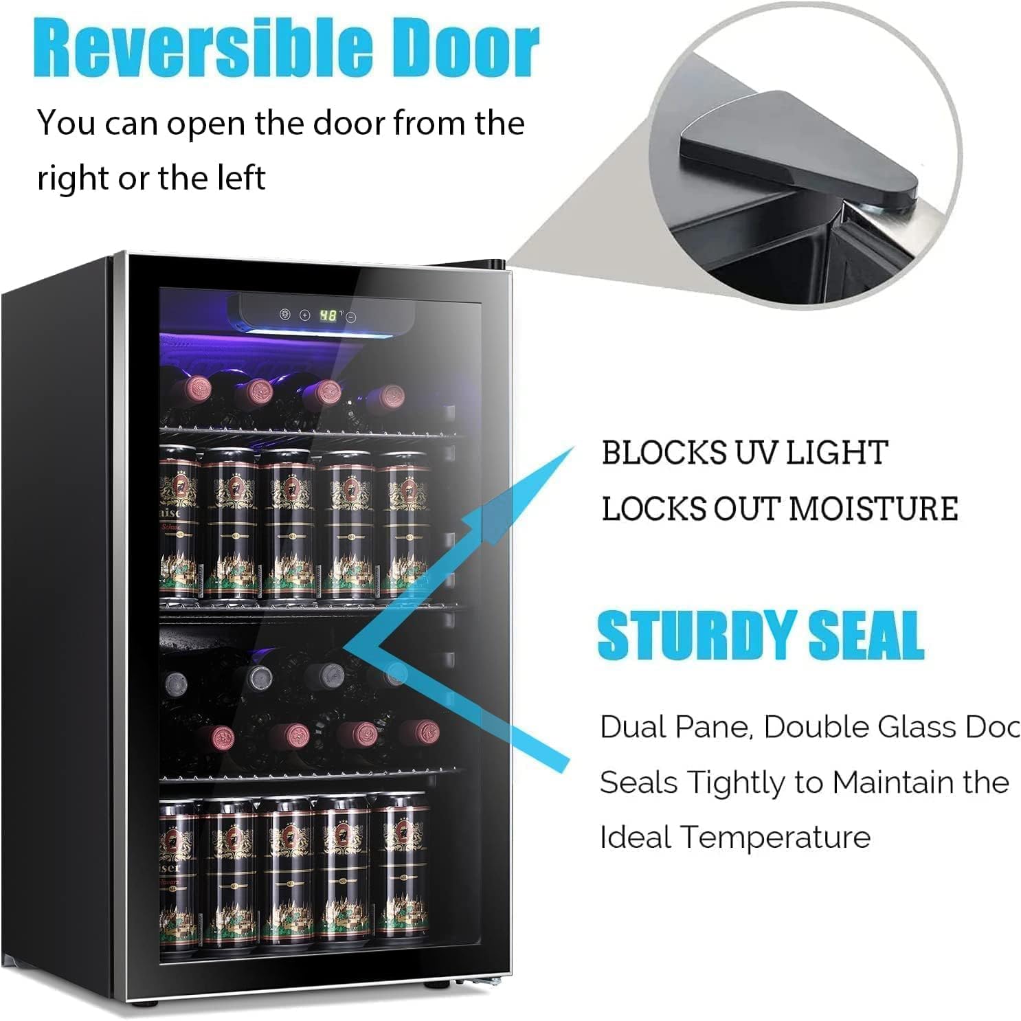 Винный шкаф/холодильник на 26  – обзор и цена Wine Beer Fridge Cabinet